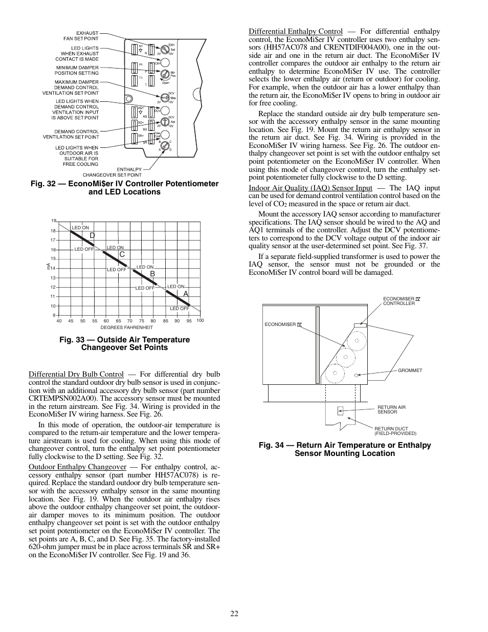 Dc b a | Carrier 50TFQ008-012 User Manual | Page 22 / 56