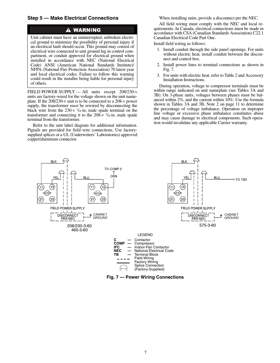 Carrier 50TFQ008-012 User Manual | Page 7 / 56