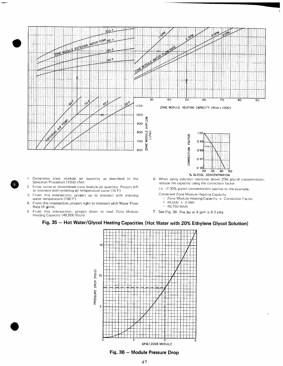 Fig. 36 — module pressure drop | Carrier 48MA User Manual | Page 49 / 54