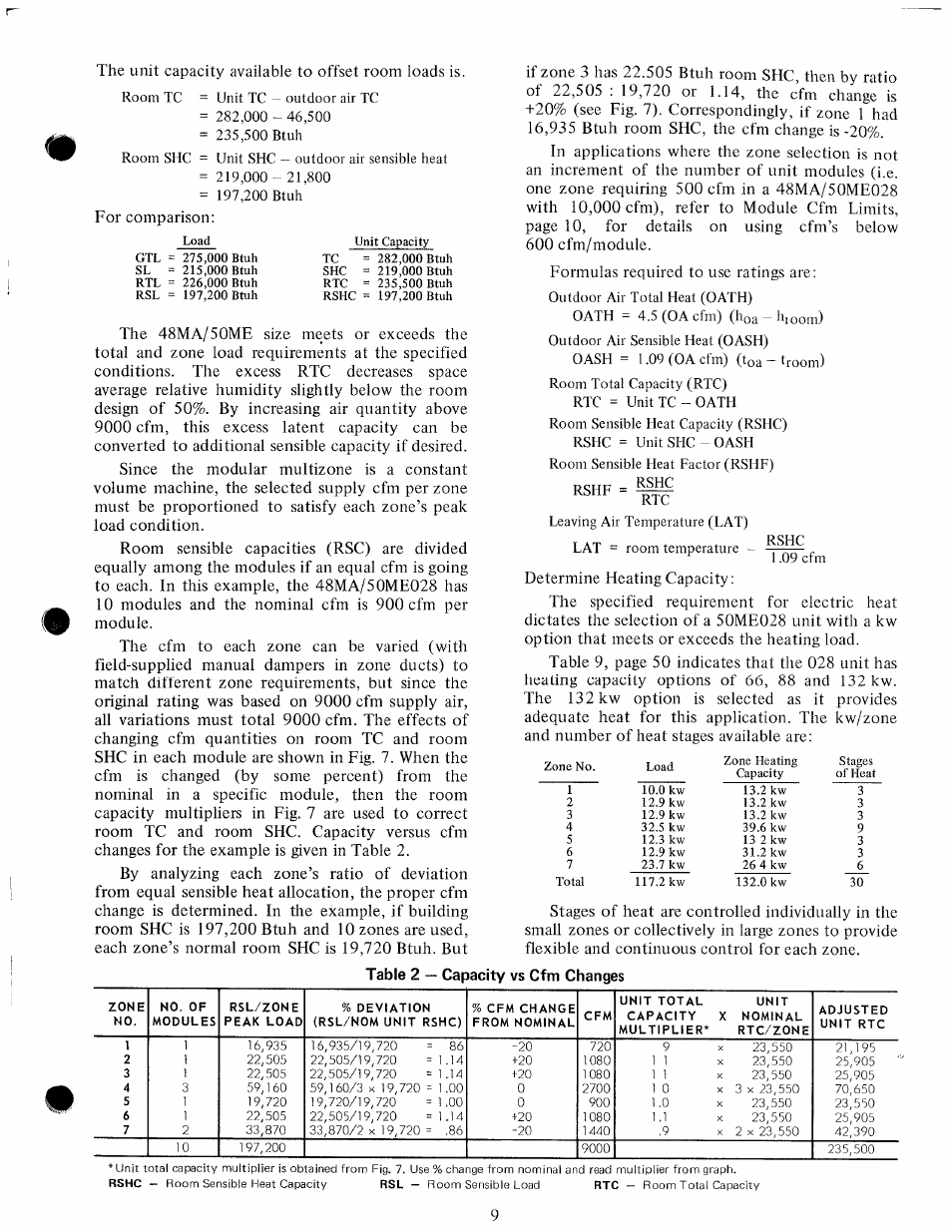 For comparison | Carrier 48MA User Manual | Page 9 / 54