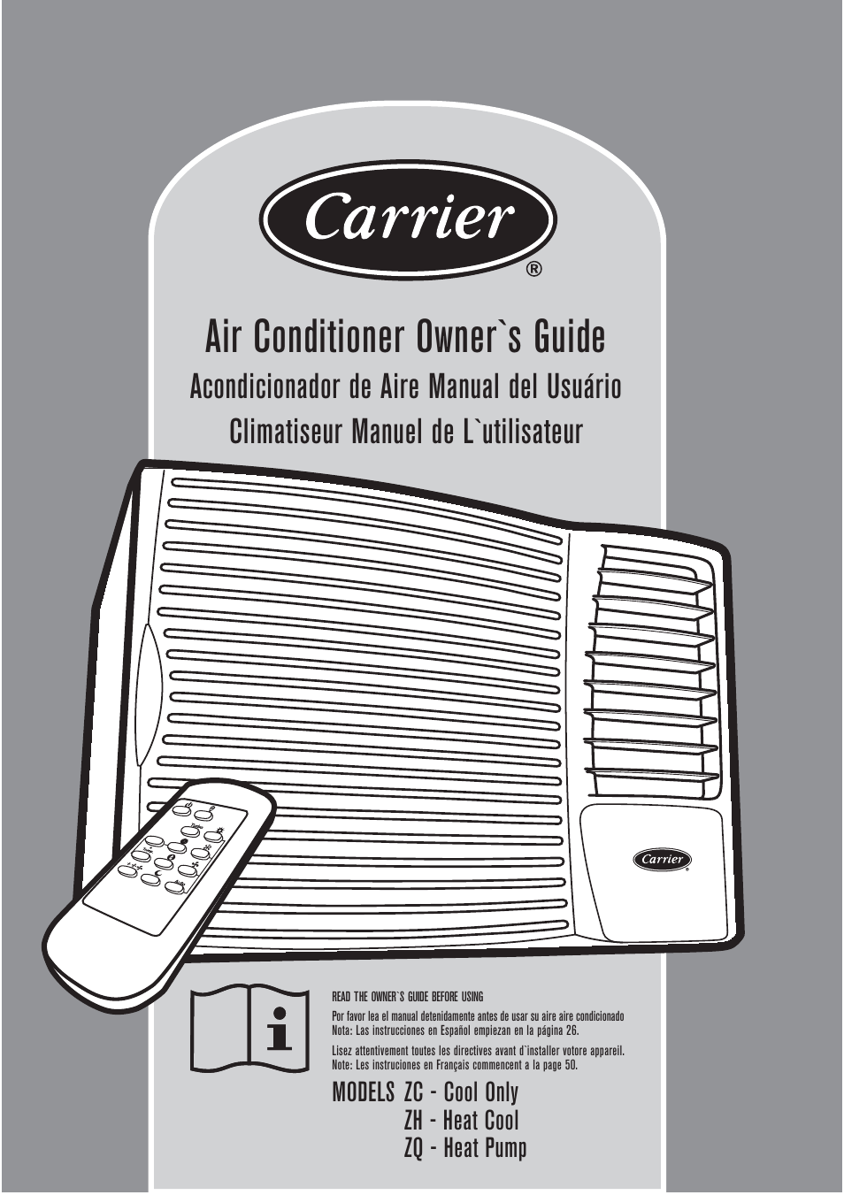 Carrier ZC User Manual | 28 pages