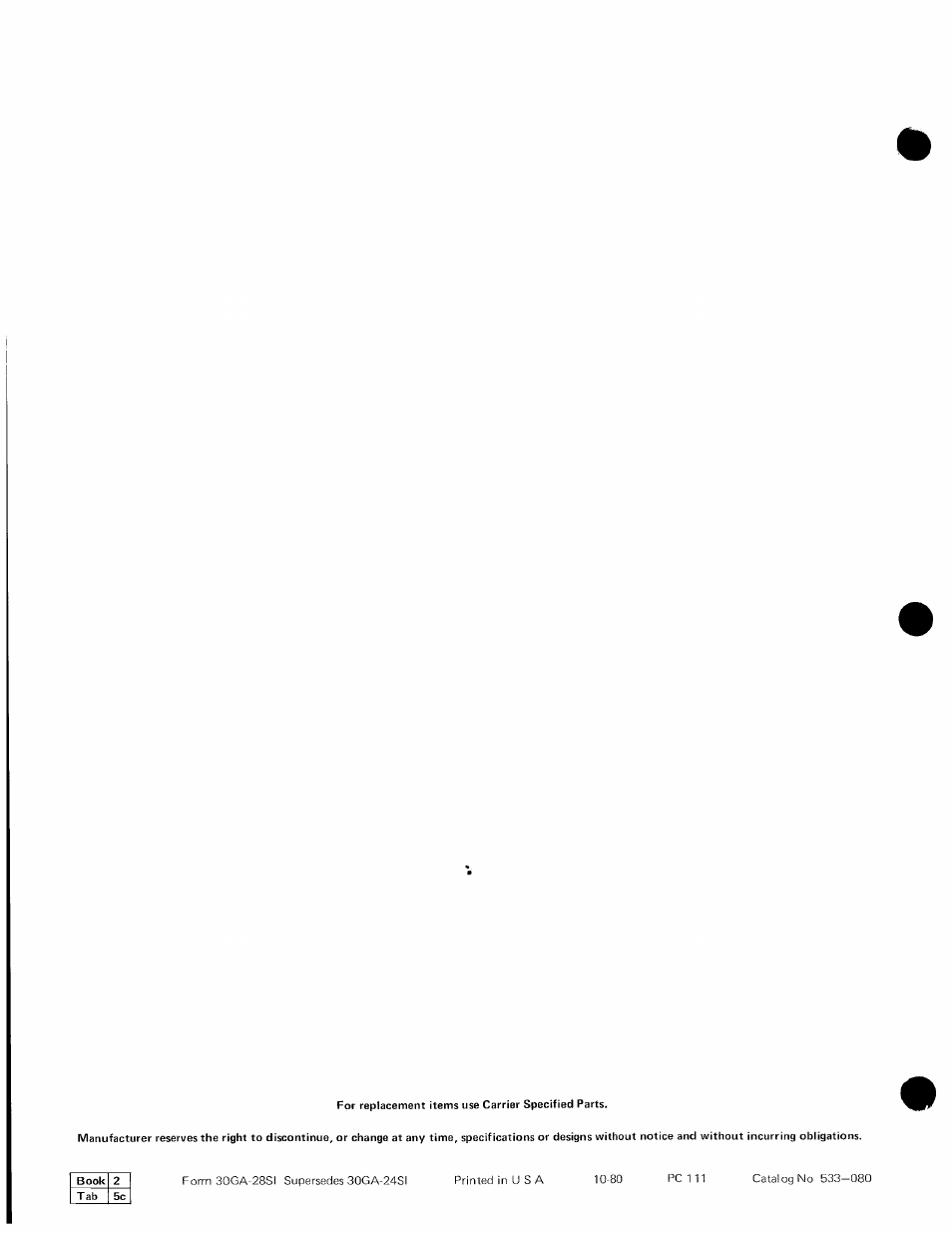 Carrier 30GA User Manual | Page 12 / 12