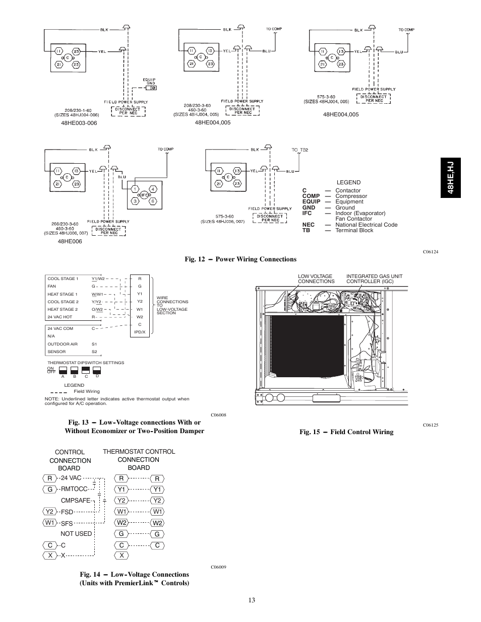 48h e, h j | Carrier 48HJ004---007 User Manual | Page 13 / 64