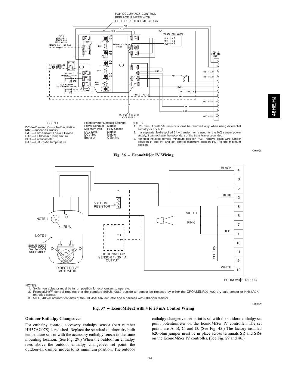 48h e, h j | Carrier 48HJ004---007 User Manual | Page 25 / 64