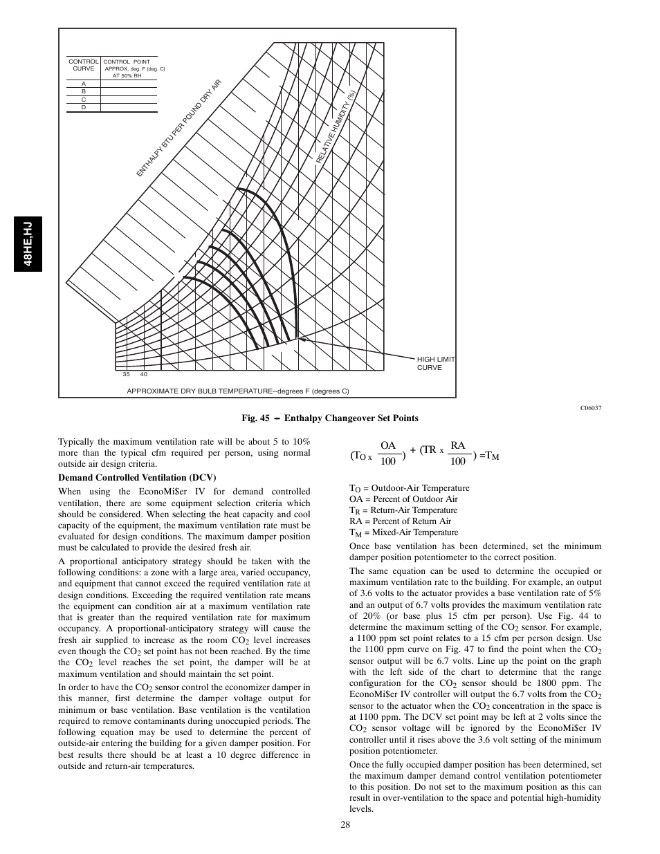 Oa ) + (tr, Ra ) =t, 48h e, h j | Carrier 48HJ004---007 User Manual | Page 28 / 64