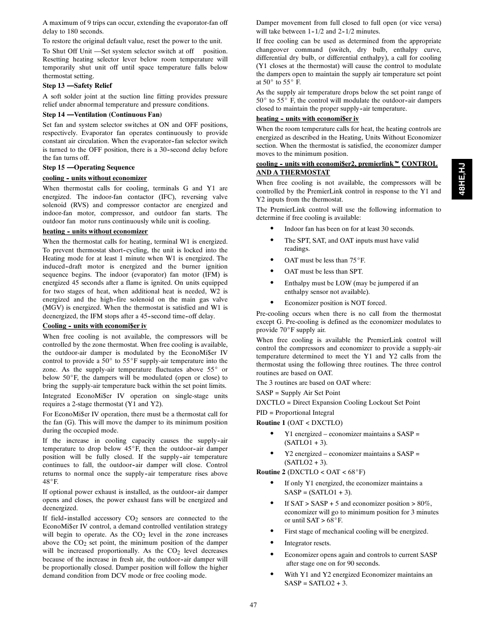 Carrier 48HJ004---007 User Manual | Page 47 / 64