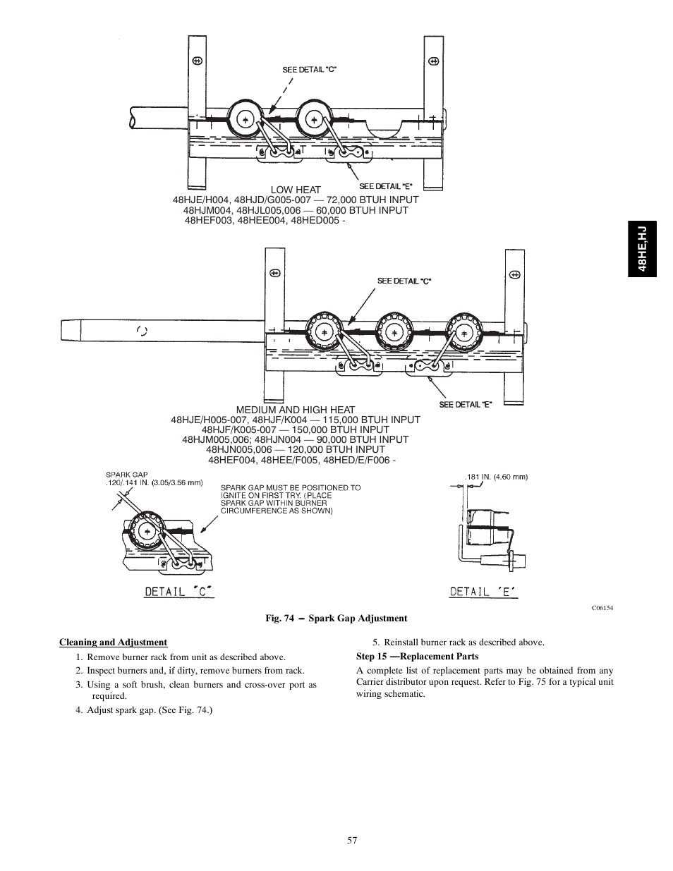 Carrier 48HJ004---007 User Manual | Page 57 / 64