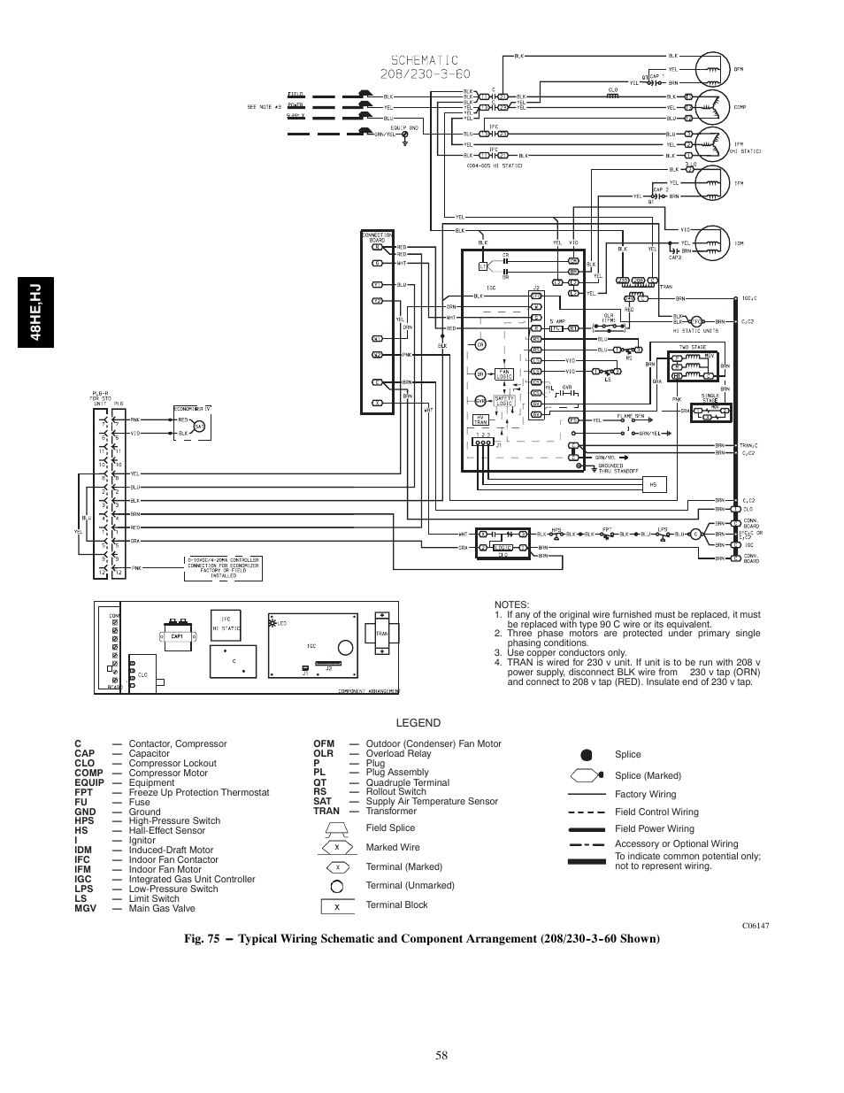 48h e, h j | Carrier 48HJ004---007 User Manual | Page 58 / 64