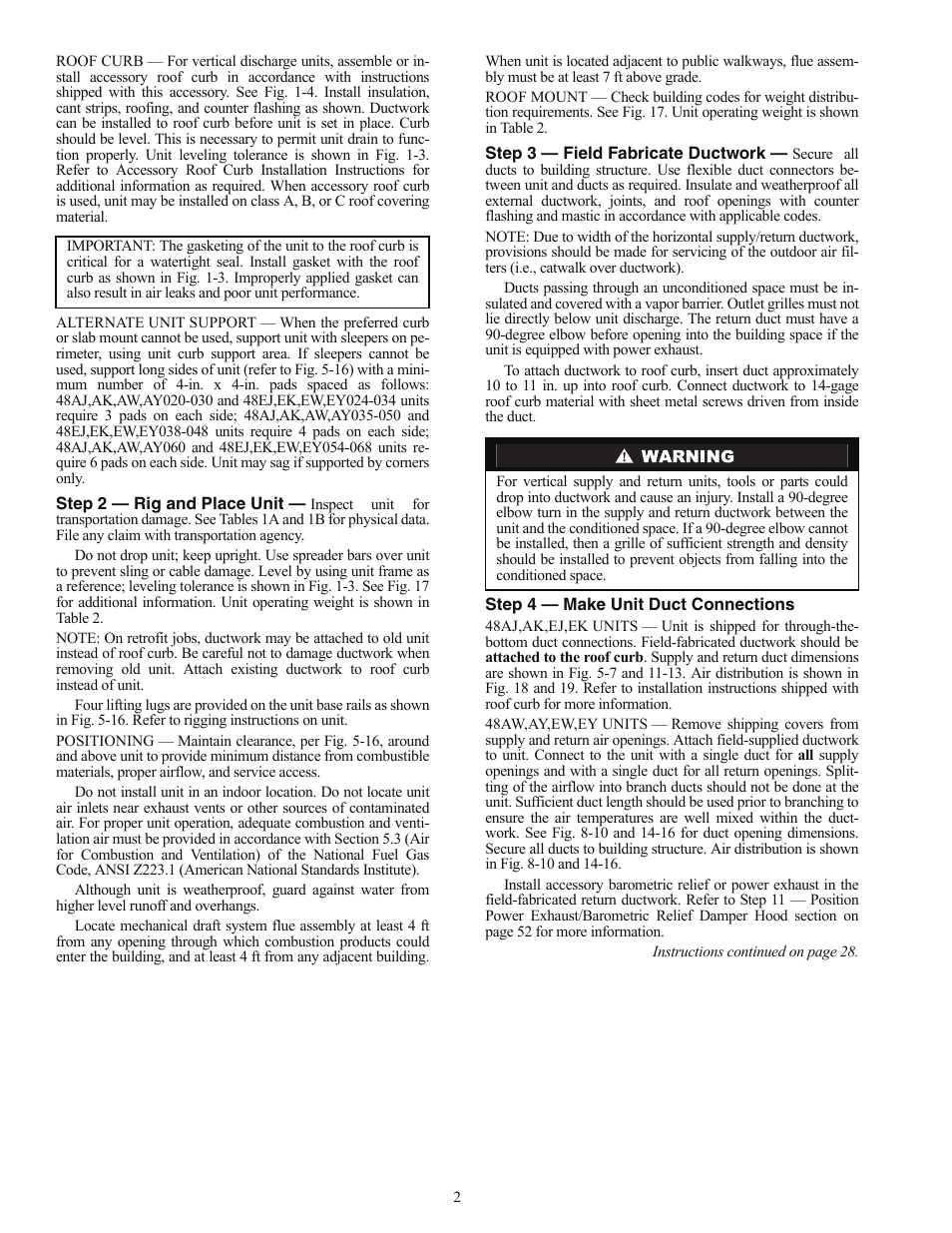 Carrier 48AJ User Manual | Page 2 / 118