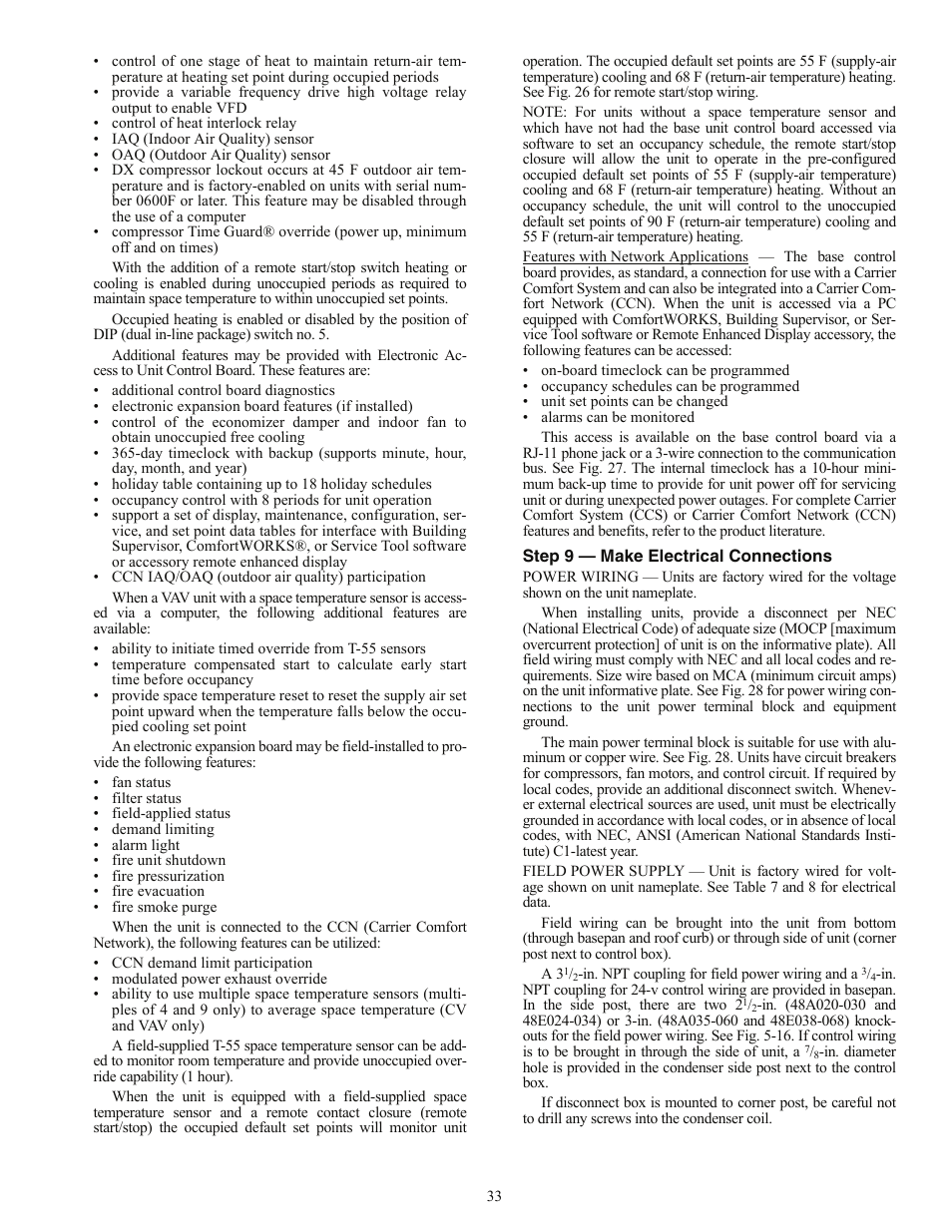 Carrier 48AJ User Manual | Page 33 / 118