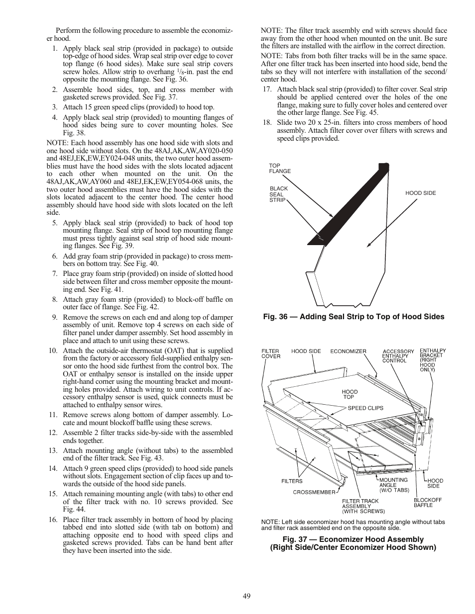 Carrier 48AJ User Manual | Page 49 / 118