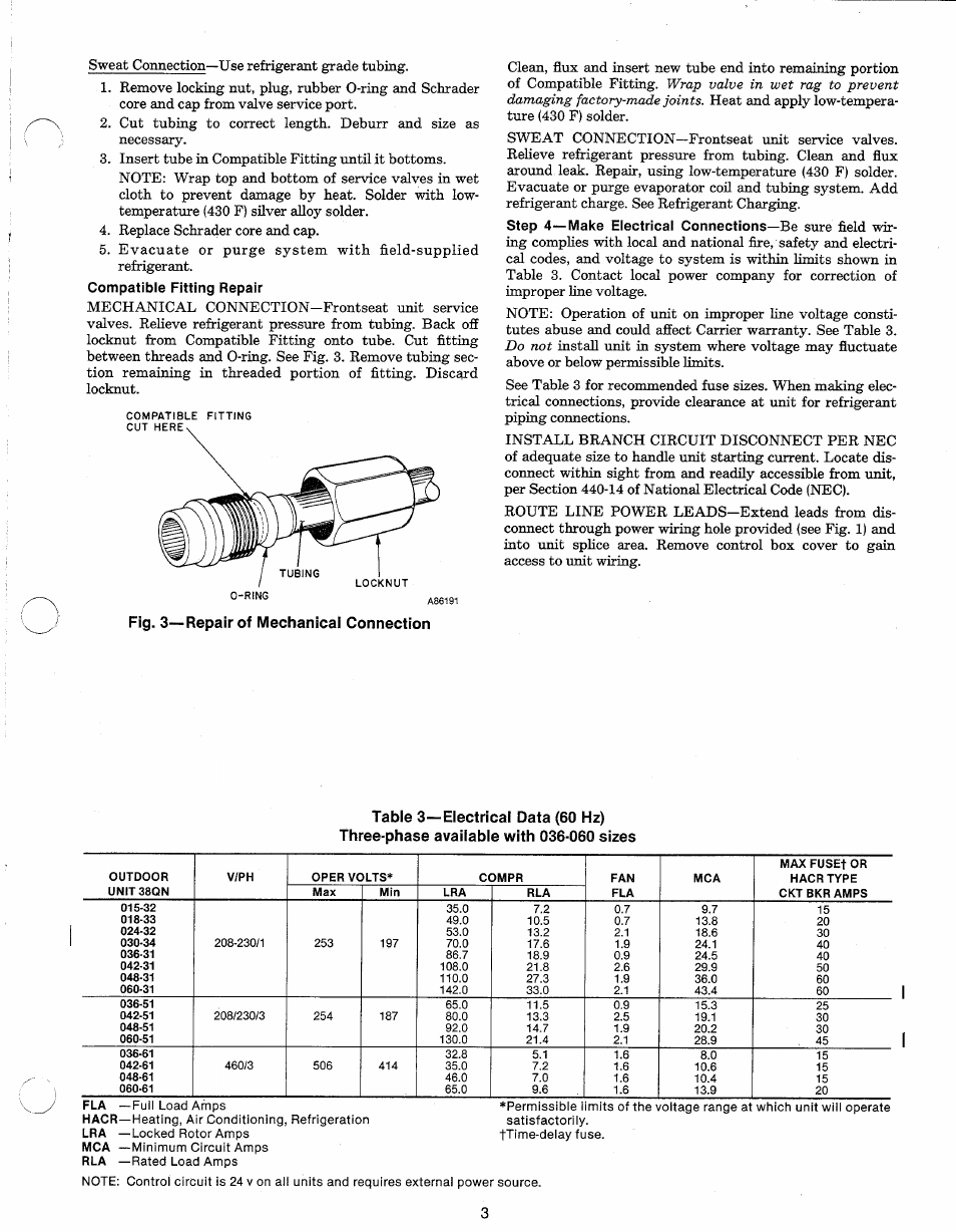 Carrier 38QN User Manual | Page 3 / 8