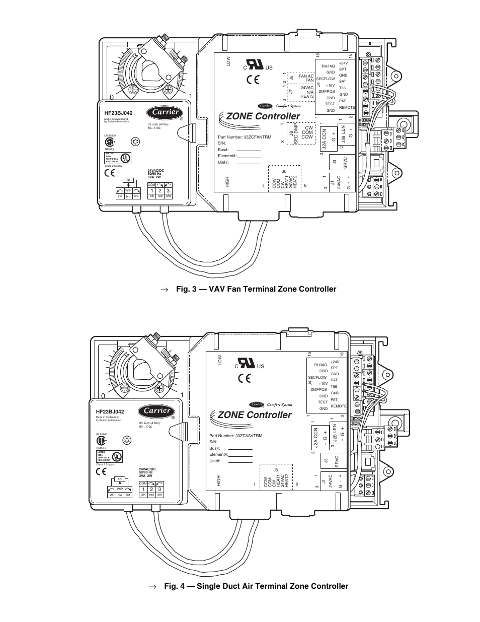 Zone controller | Carrier 33ZCFANTRM User Manual | Page 5 / 52