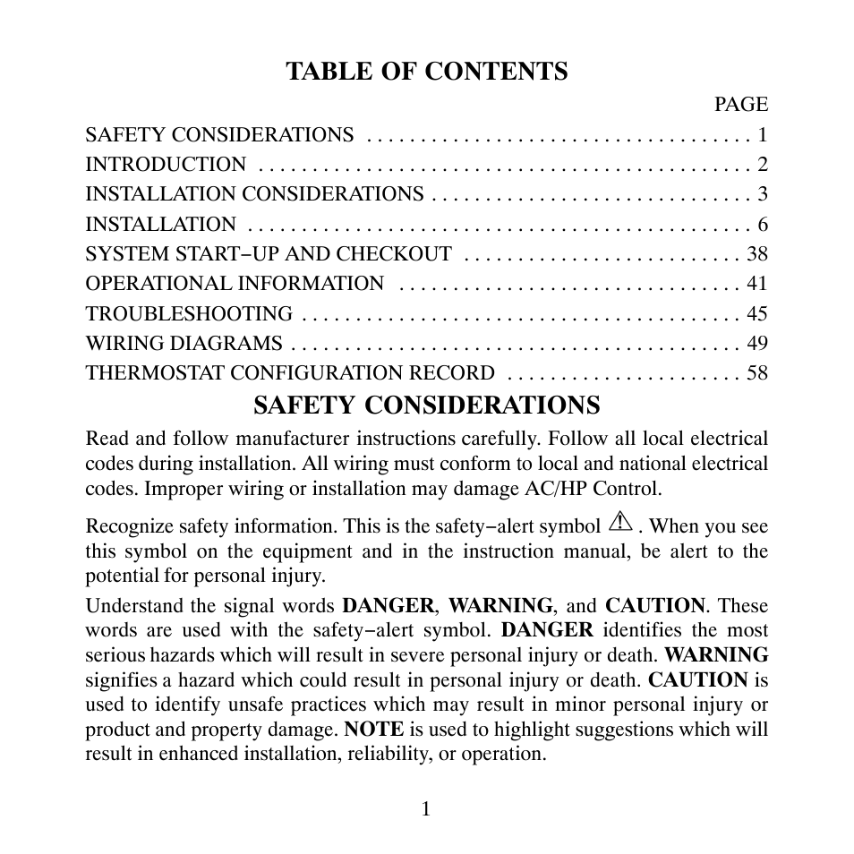 Carrier TP-NHP User Manual | Page 3 / 64