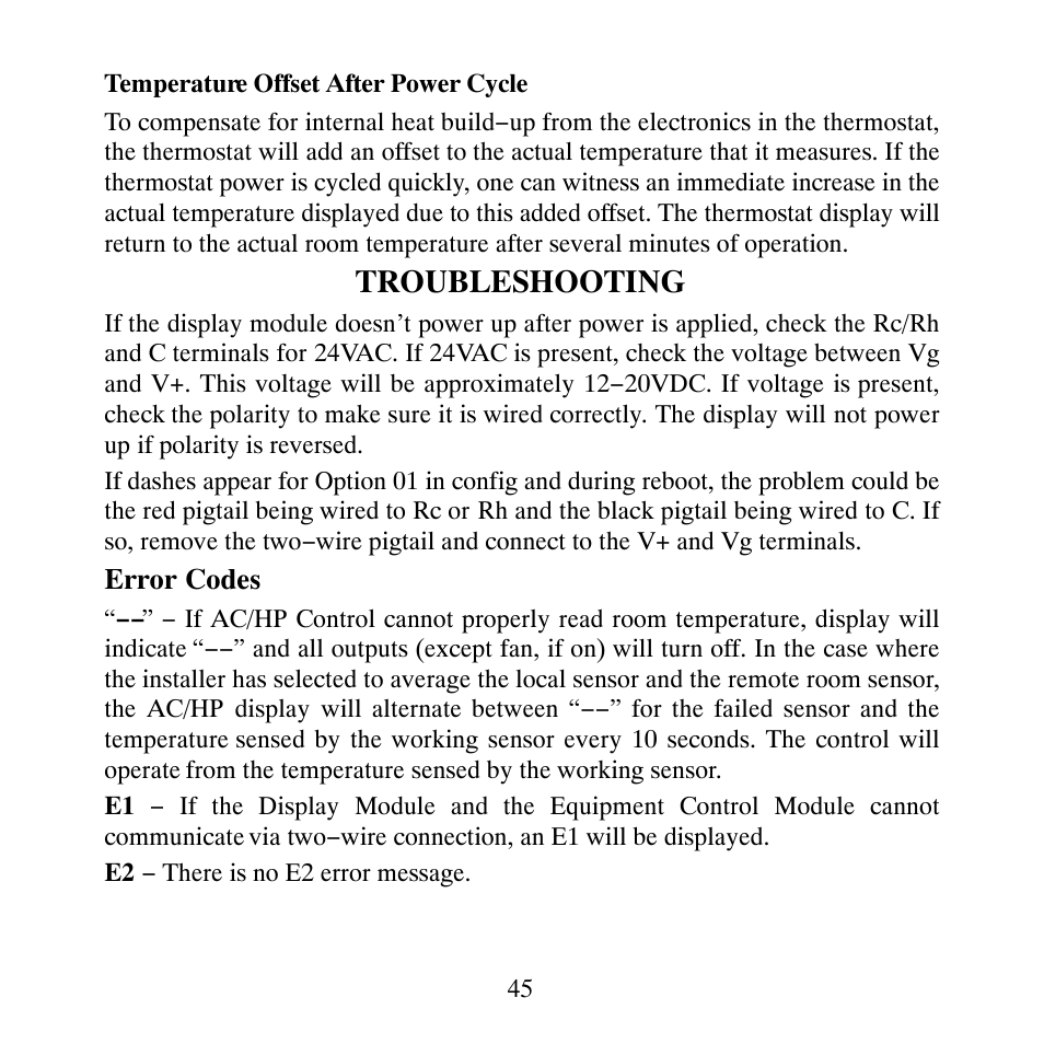 Troubleshooting | Carrier TP-NHP User Manual | Page 47 / 64