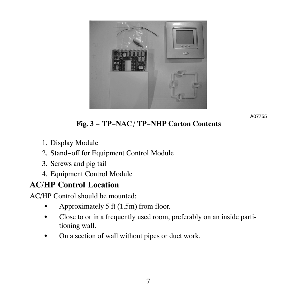 Carrier TP-NHP User Manual | Page 9 / 64