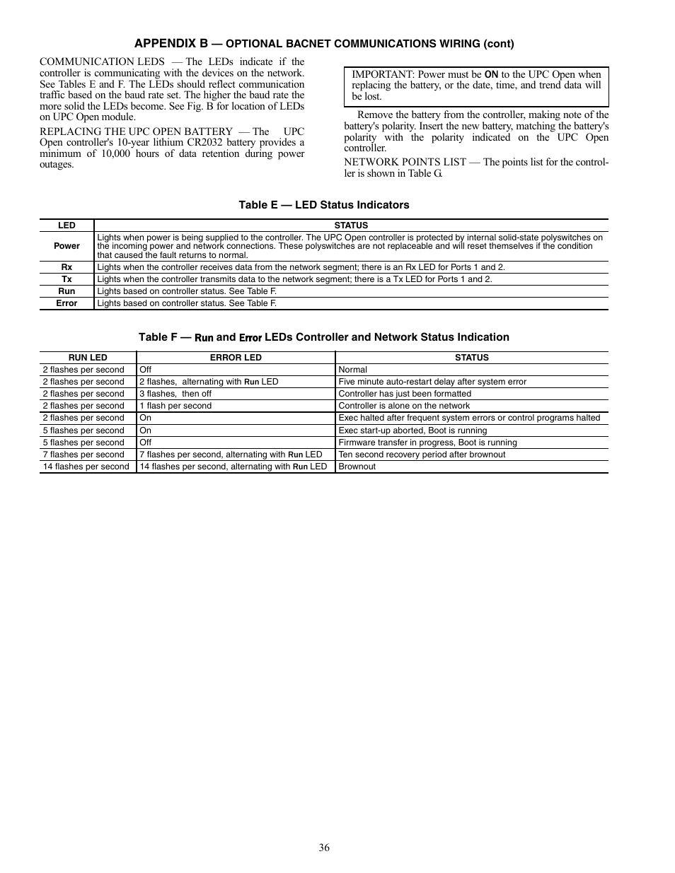 Appendix b | Carrier 19XRV User Manual | Page 36 / 40