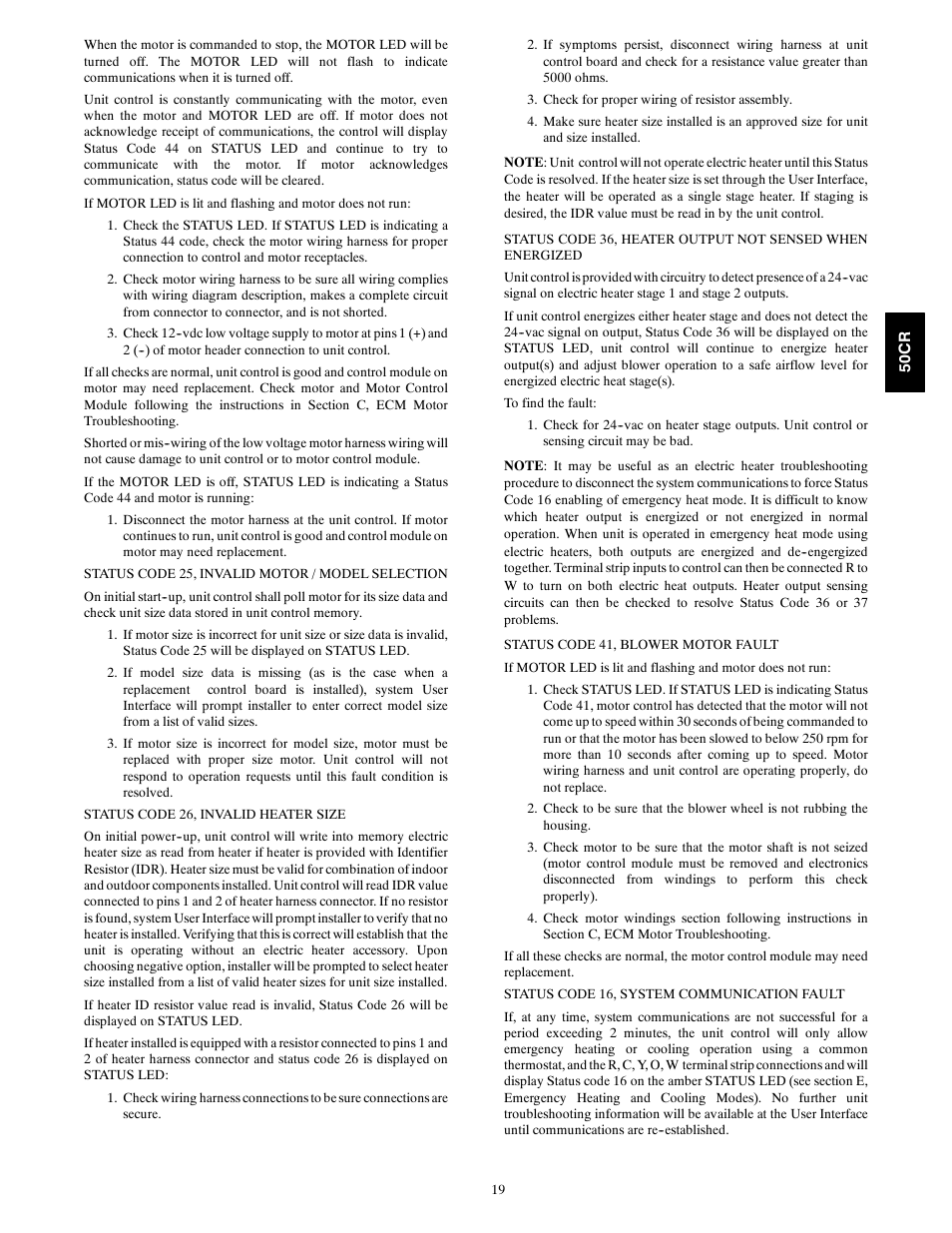 Carrier 50CR User Manual | Page 19 / 32