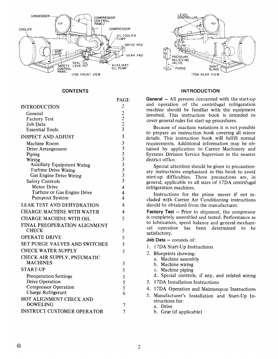 Carrier 17DA User Manual | Page 2 / 8