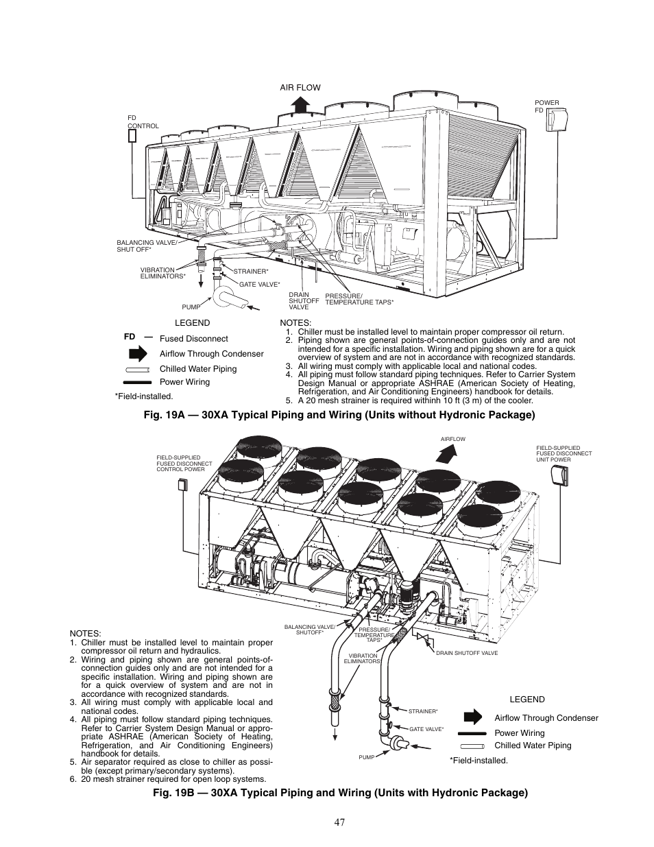 Carrier AQUAFORCE 30XA080-500 User Manual | Page 47 / 80