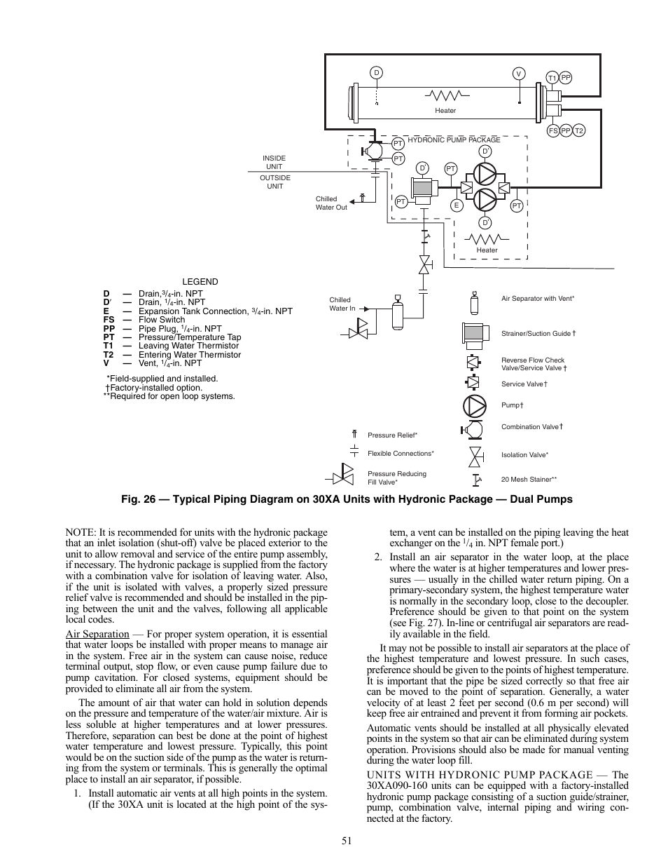 Carrier AQUAFORCE 30XA080-500 User Manual | Page 51 / 80