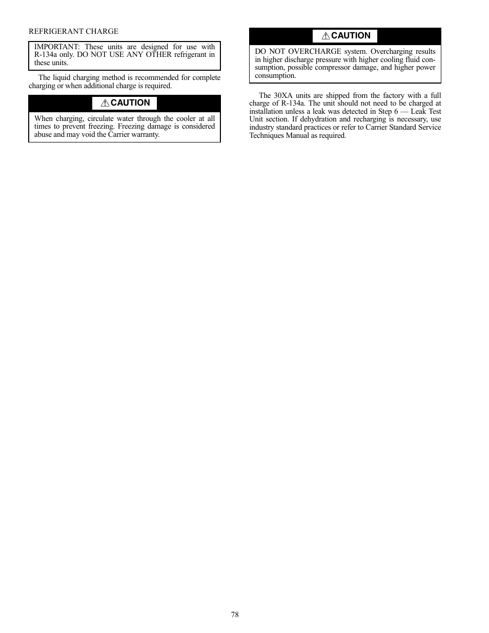 Carrier AQUAFORCE 30XA080-500 User Manual | Page 78 / 80