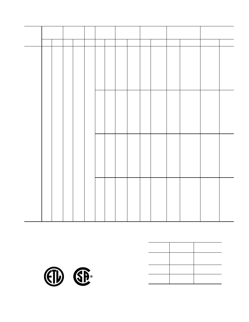 Table 3 — electrical data, 034 units | Carrier NP034-074 User Manual | Page 19 / 72