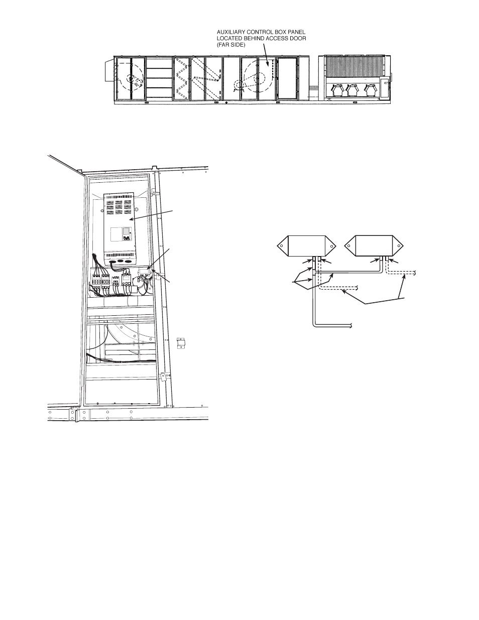 Fig. 32 — auxiliary control box, Fig. 33 — air pressure tubing locations 25 | Carrier 50MP62L-10R User Manual | Page 25 / 64