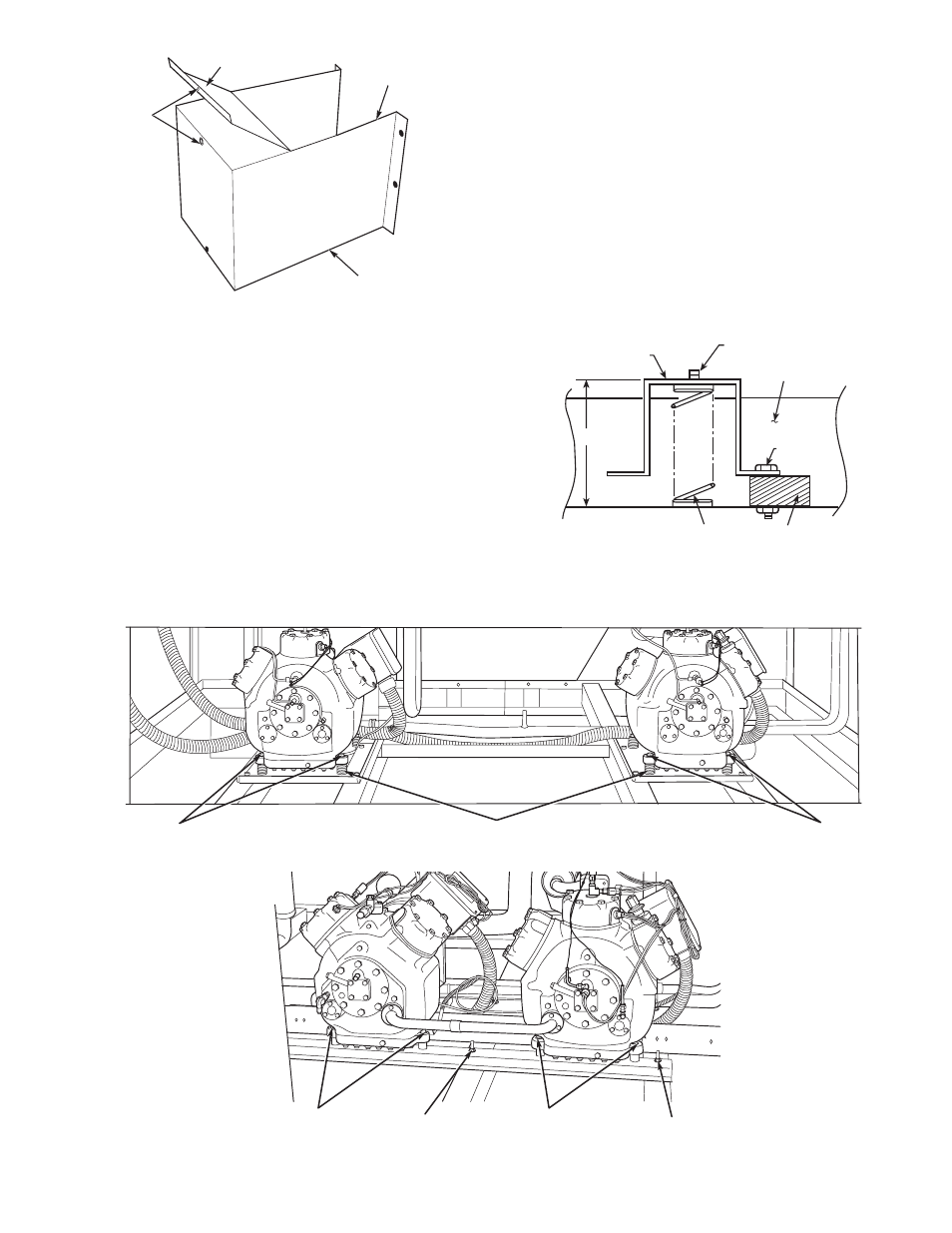 Fan isolator adjustment, Check compressor mounting, Install accessories | Carrier 50MP62L-10R User Manual | Page 27 / 64