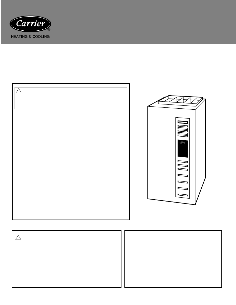 Carrier 58MTA User Manual | 12 pages