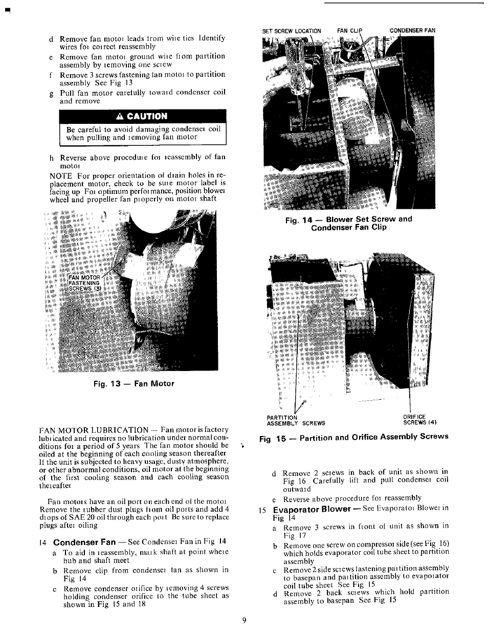 A caution | Carrier 51CM User Manual | Page 9 / 21