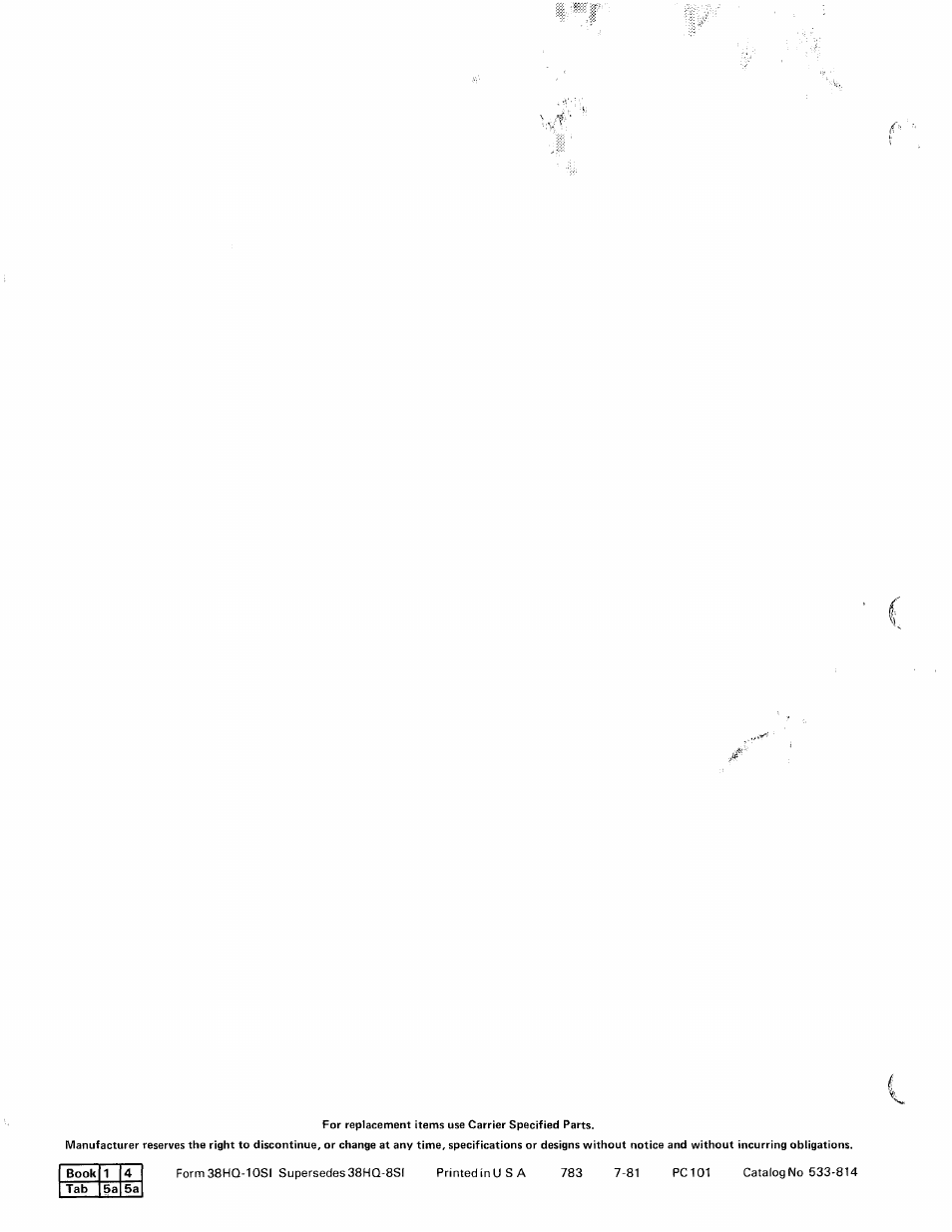Carrier 38HQ User Manual | Page 20 / 20