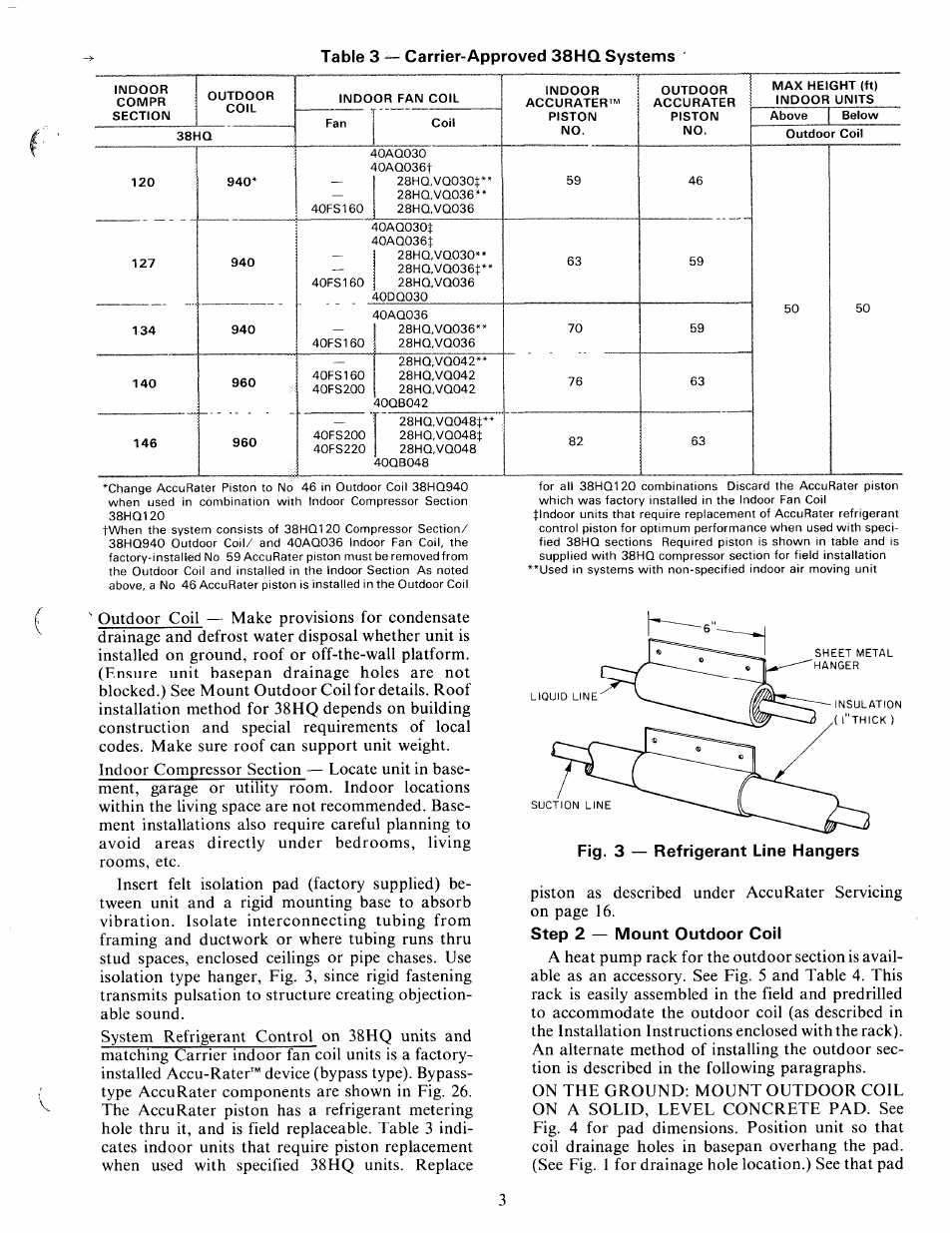 Carrier 38HQ User Manual | Page 3 / 20