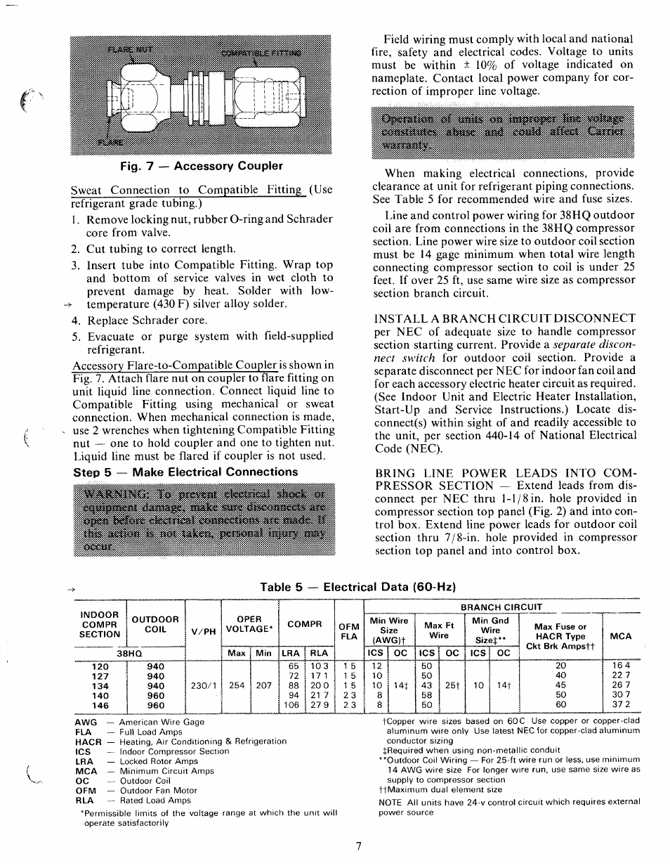 Carrier 38HQ User Manual | Page 7 / 20