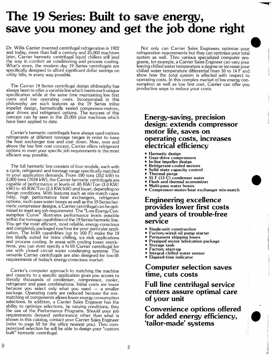 Carrier 19 Series User Manual | Page 2 / 49