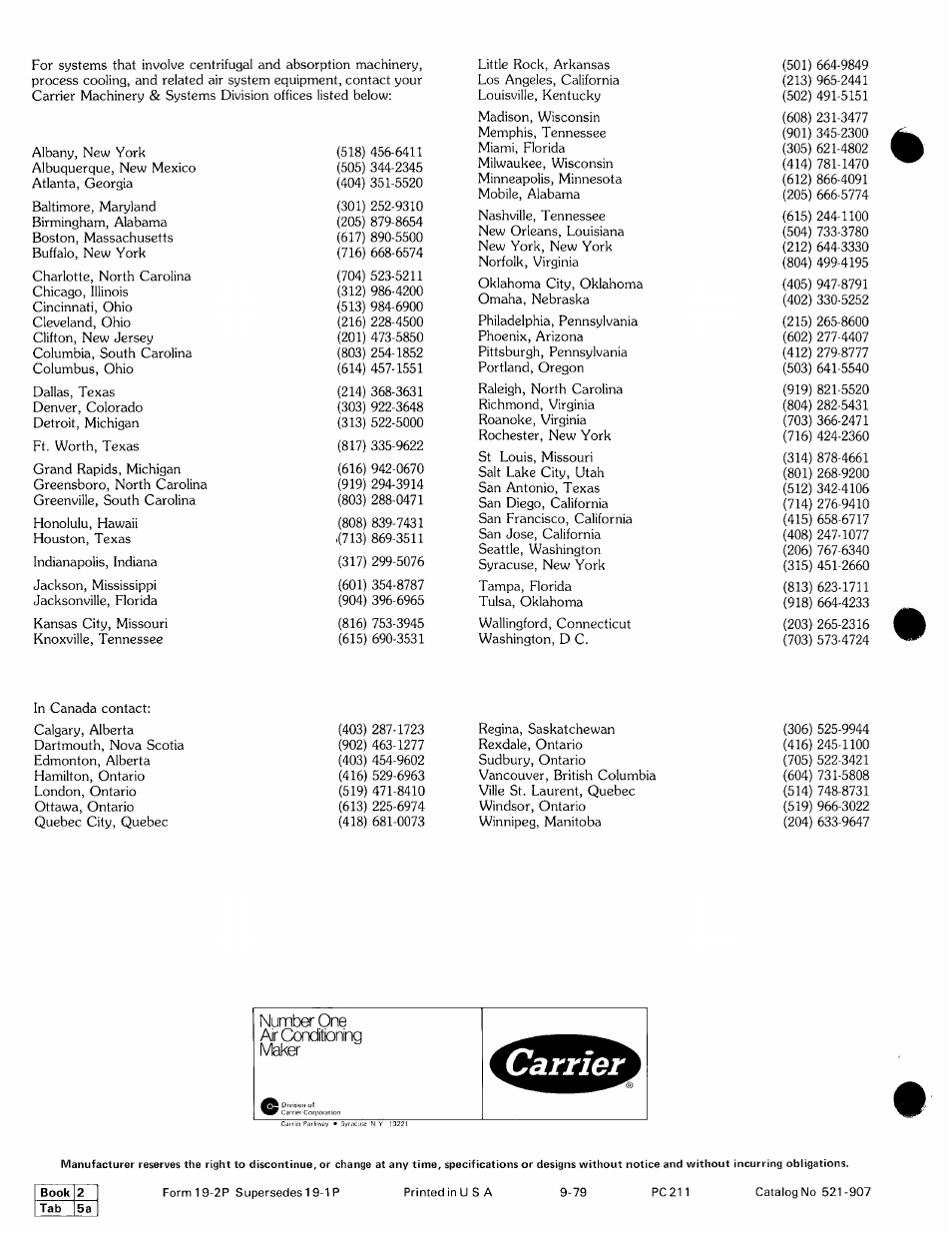 Carrier 19 Series User Manual | Page 49 / 49