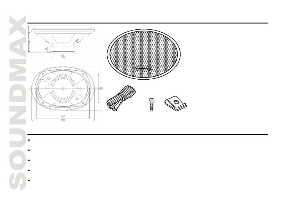 Description, Important safeguards | SoundMax SM-CSM695 User Manual | Page 2 / 13