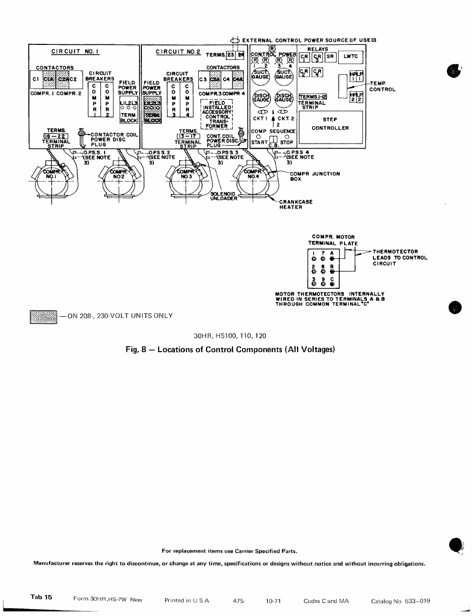 О m о | Carrier 30HS User Manual | Page 8 / 8