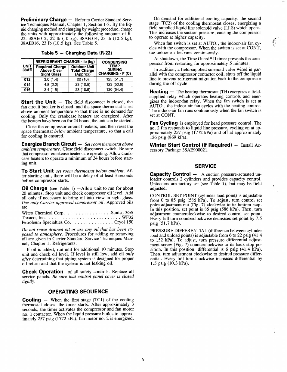 Carrier 38AE User Manual | Page 6 / 12