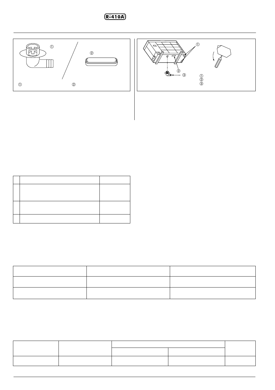 Installation, Table vii: piping connection, Table viii: air purge | Carrier XPOWER 38VYX110 User Manual | Page 9 / 14