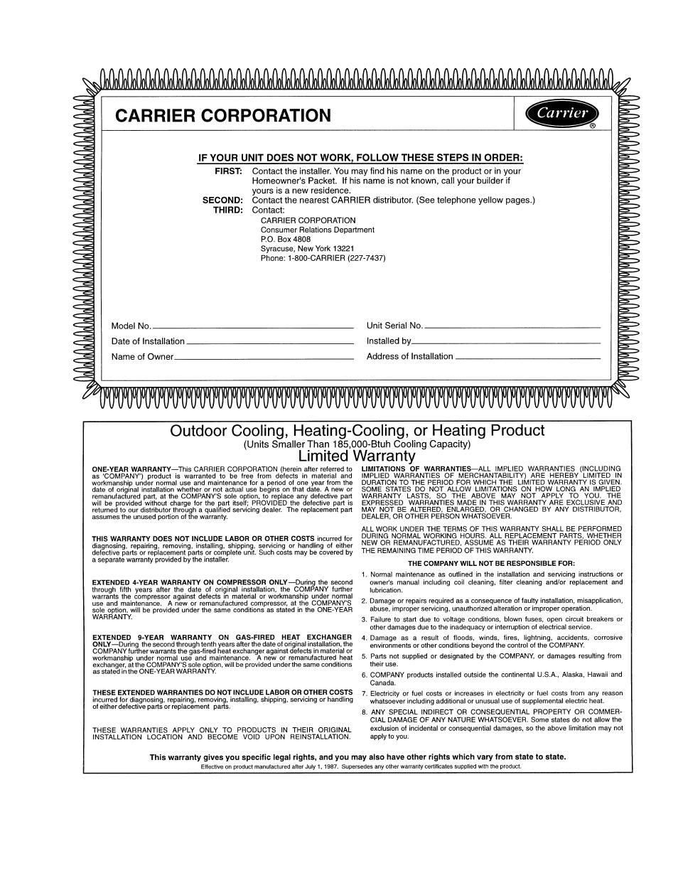 Carrier 48GX User Manual | Page 11 / 12