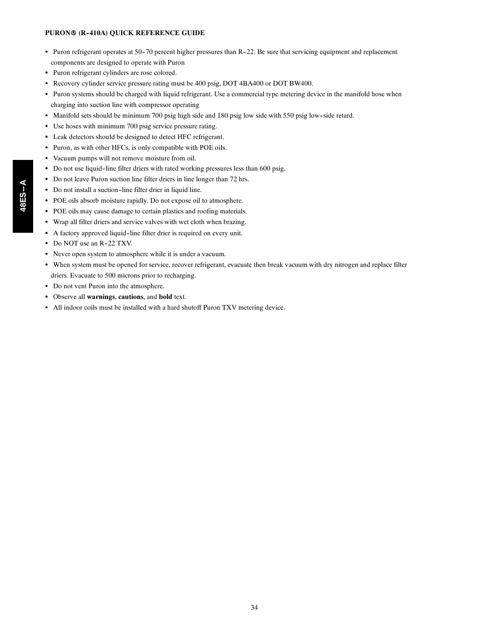 Carrier 48ES---A User Manual | Page 34 / 38