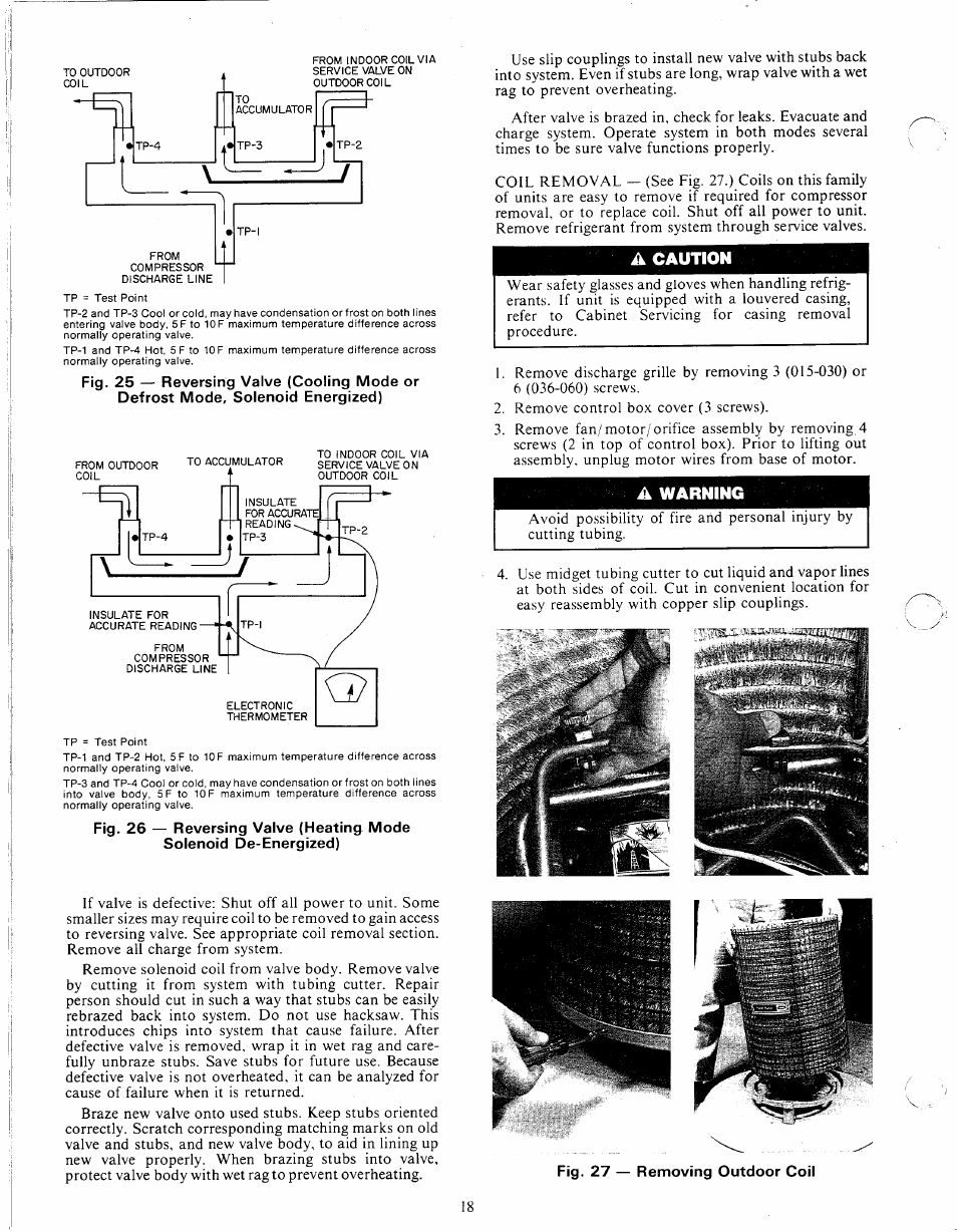 A warning | Carrier 38E User Manual | Page 18 / 20