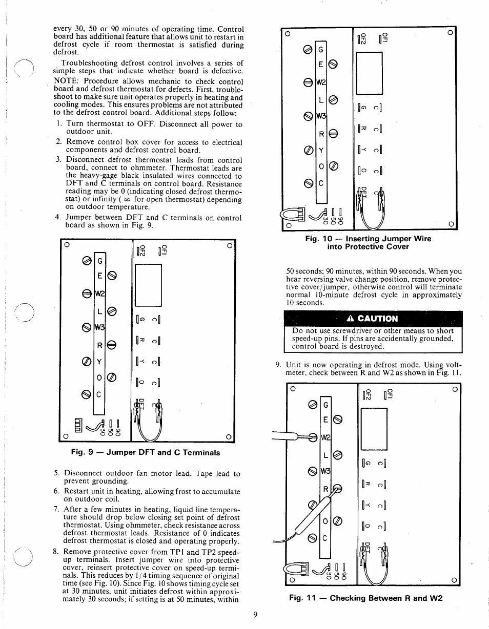 A caution | Carrier 38E User Manual | Page 9 / 20