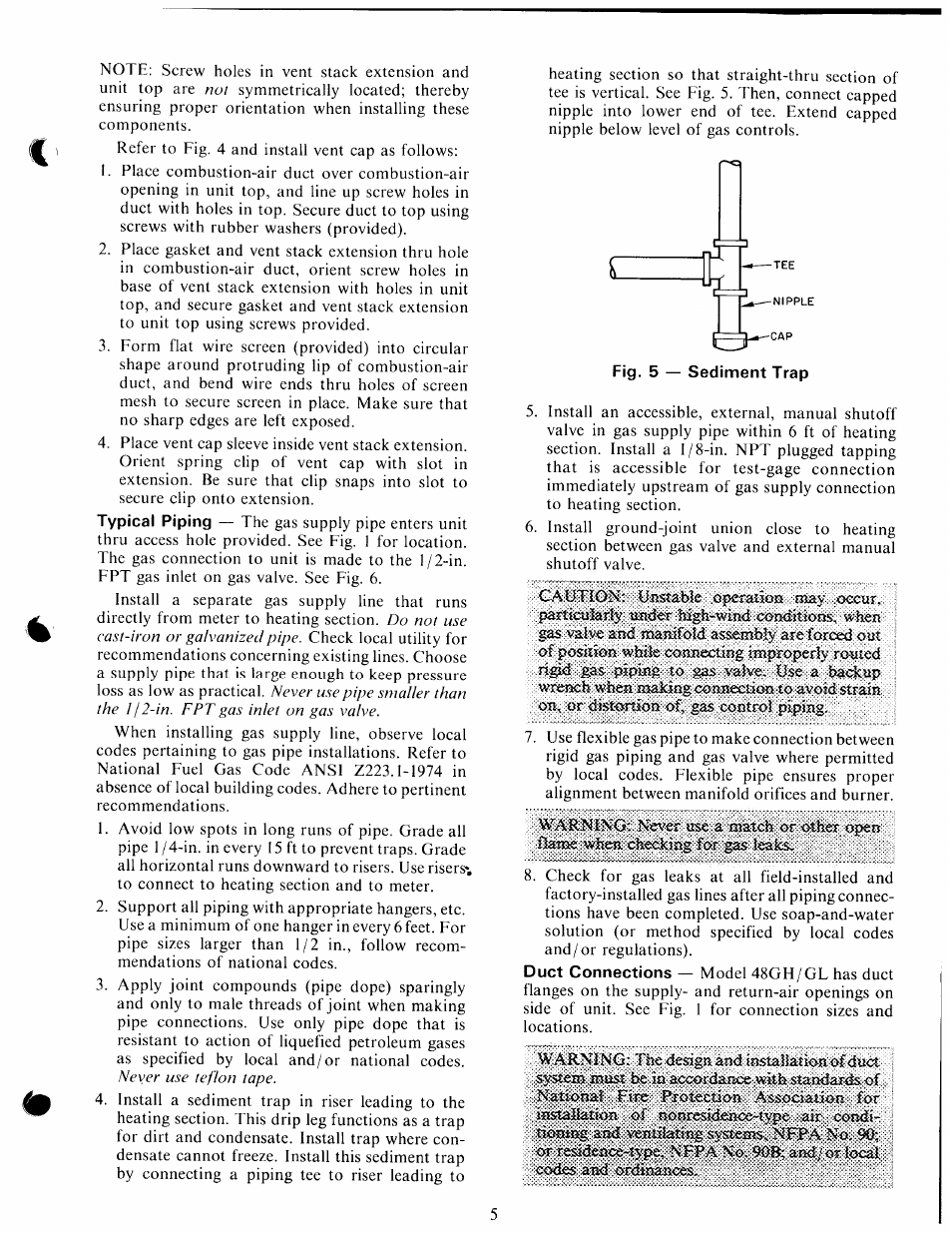Carrier 48GH User Manual | Page 5 / 22