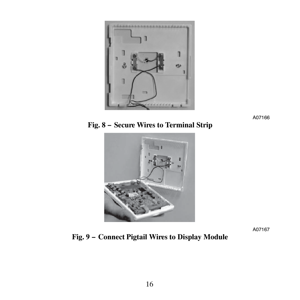 Carrier PERFORMANCETSERIES EDGER THERMIDISTATT CONTROL TP-PRH-A User Manual | Page 16 / 88