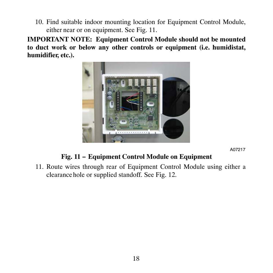 Carrier PERFORMANCETSERIES EDGER THERMIDISTATT CONTROL TP-PRH-A User Manual | Page 18 / 88