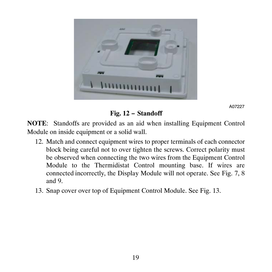 Carrier PERFORMANCETSERIES EDGER THERMIDISTATT CONTROL TP-PRH-A User Manual | Page 19 / 88
