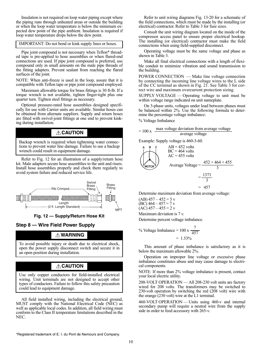 Carrier AQUAZONE 50PCH User Manual | Page 10 / 52