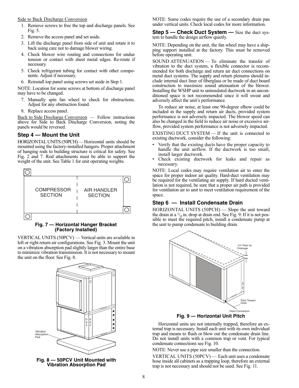 Carrier AQUAZONE 50PCH User Manual | Page 8 / 52